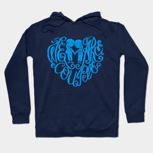 We Are Couple Monogram T-Shirt Hoodie